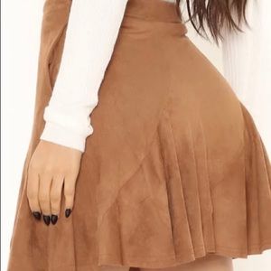 Fashion nova a line mini skirt
